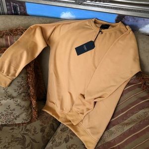 Six Lincoln crewneck sweatshirt soft cozy fleece L